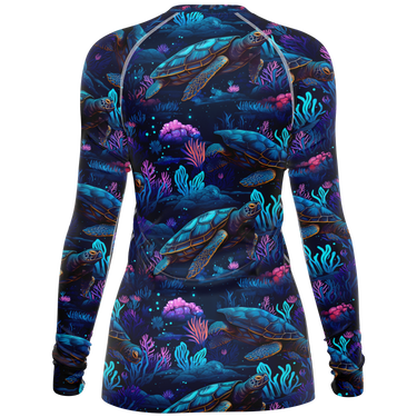 Chokefish™ Long Sleeve Rashguard Marine Woman's Shirt-005